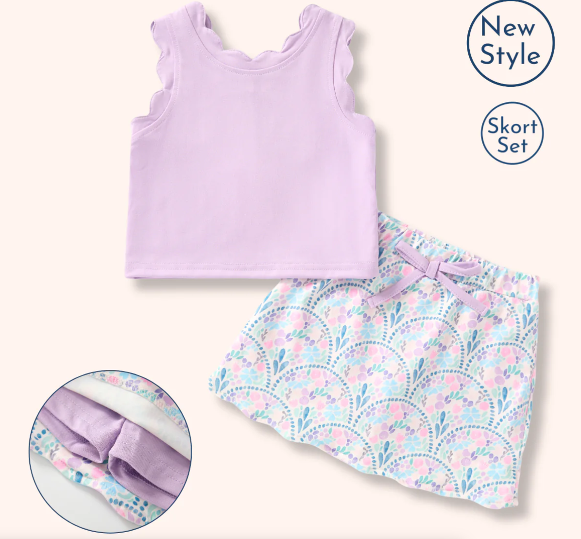 Graceful Garden Skort set-4T