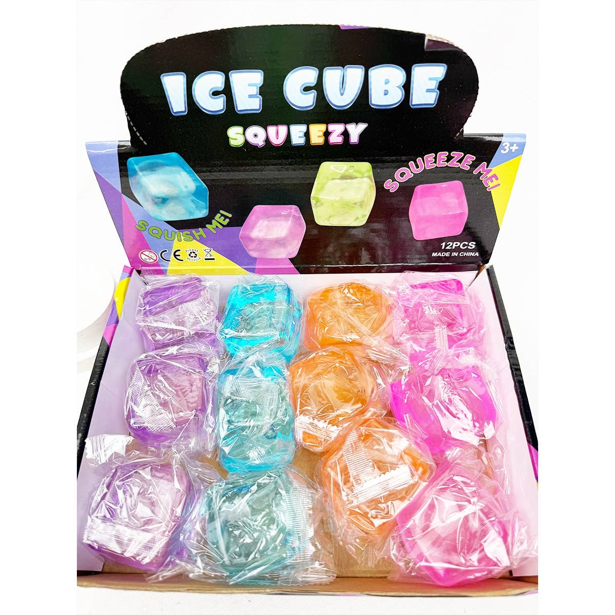 Viral Ice Cube Squishy Toy: MIX COLOR / ONE(12)