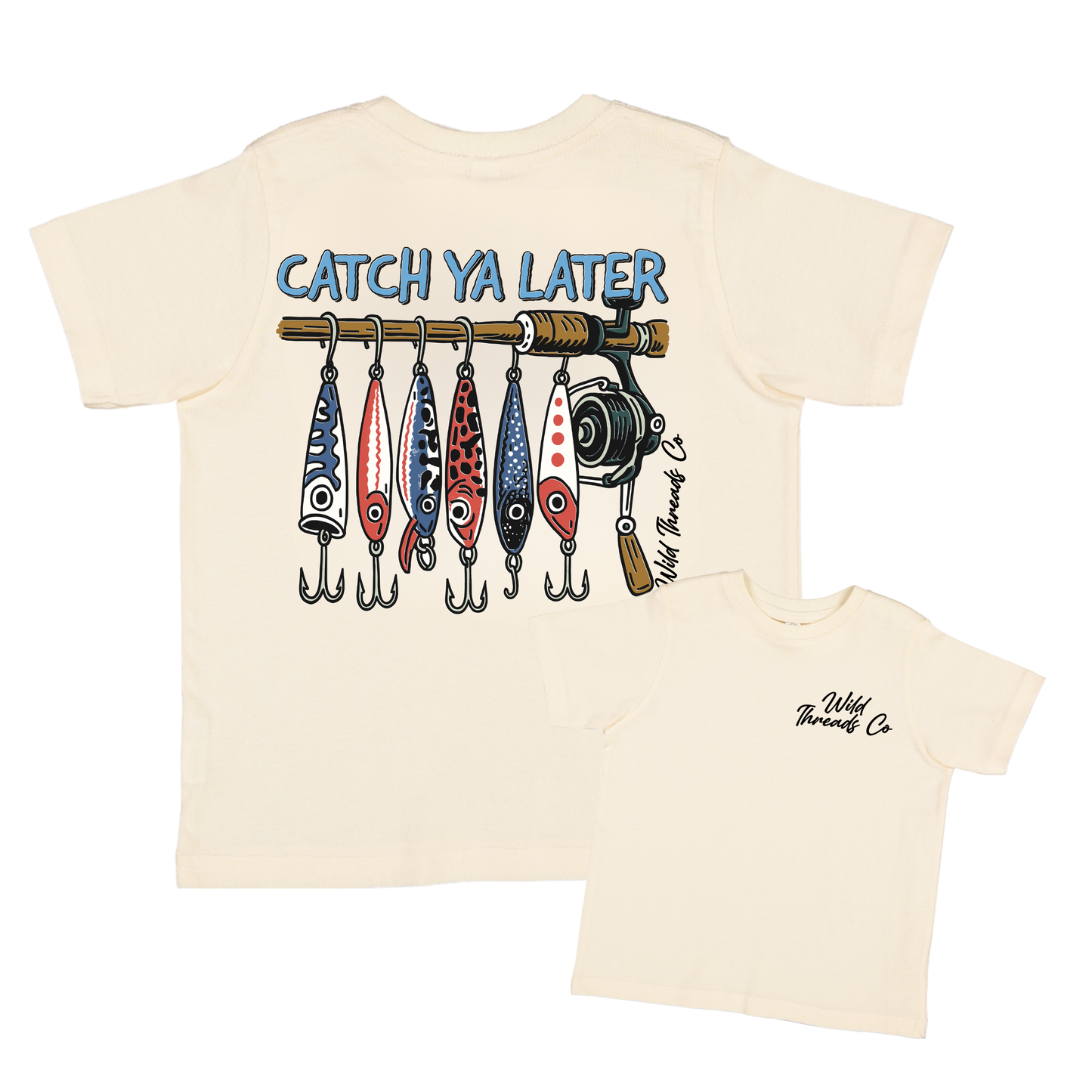Catch Ya Later Tee: Sage / 5/6