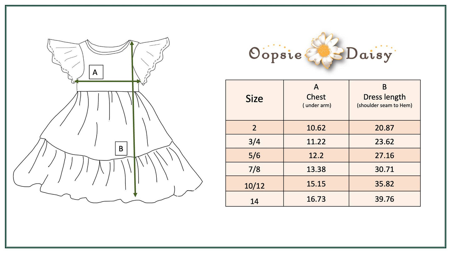 Kids Boho Rainbow Stripe Spring Easter Flutter Sleeve Dress: 7/8