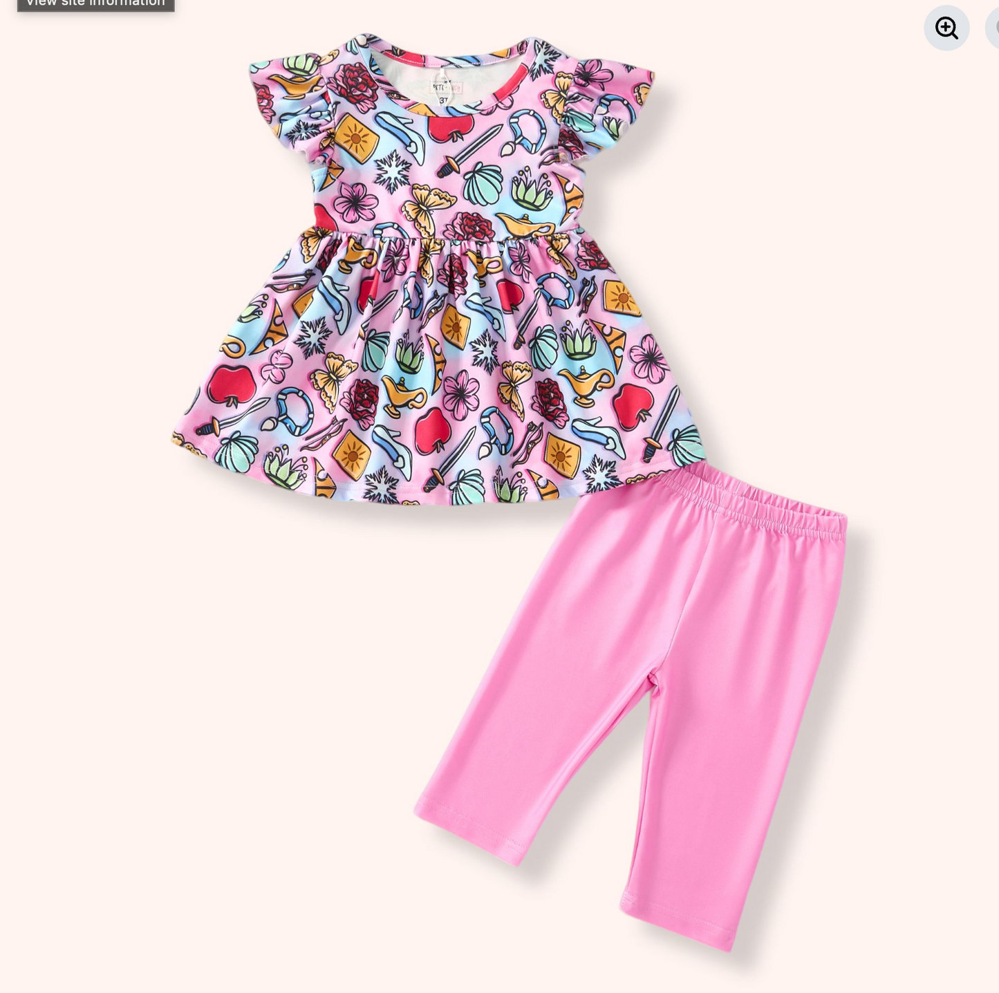 Princess Mashup Capri set-10/12