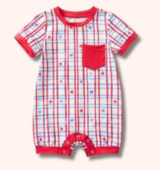 Freedom Fields Boy Romper-3/6m