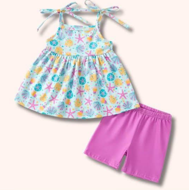 Neon Tide Short set-4T