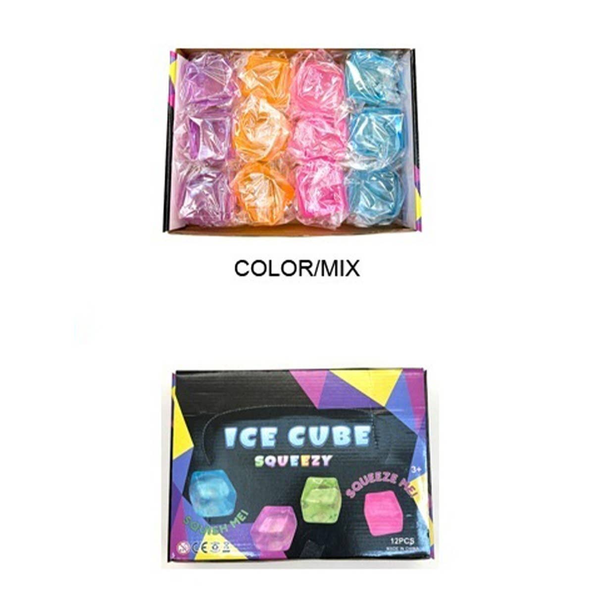Viral Ice Cube Squishy Toy: MIX COLOR / ONE(12)